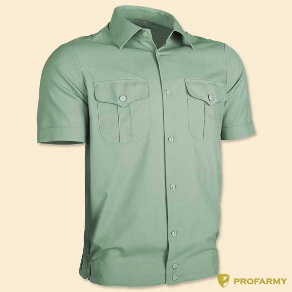 Купить рубашку новосибирск. Рубашка форменная, олива 1-6-004. Форменная рубашка. Военная рубашка. Рубашка форменная зеленая с коротким рукавом.